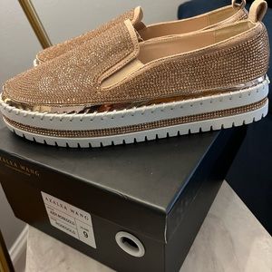 Rose Gold Platform Slip-on